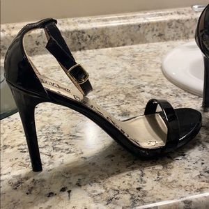 Black Strappy Heel